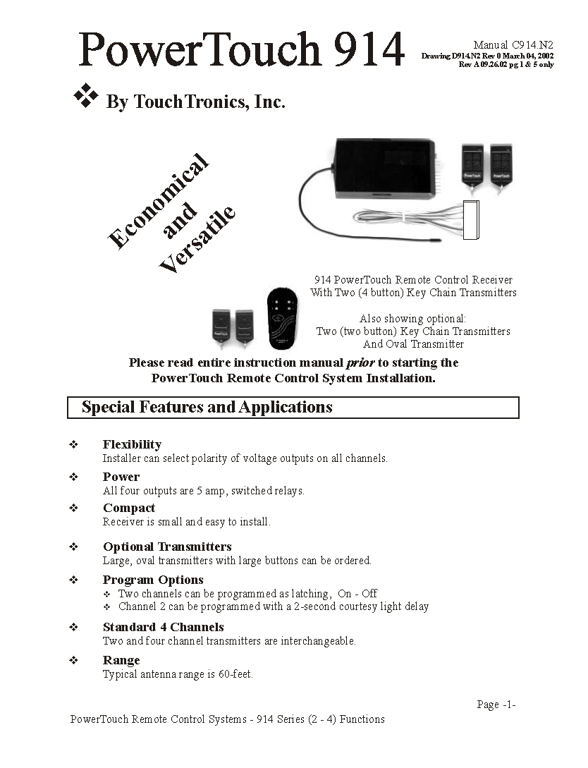 P914 PowerTouch Rev A